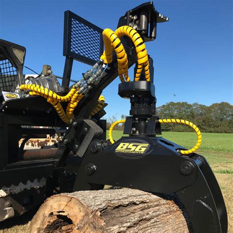 ryan log grapple for skid steer|Rotating Log Grapples: Boost Efficiency in Timber Handling.